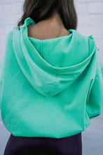 Load image into Gallery viewer, Pocketed Half Zip Long Sleeve Hoodie