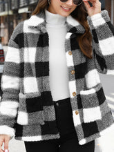 Load image into Gallery viewer, Button Up Drop Shoulder Fuzzy Jacket