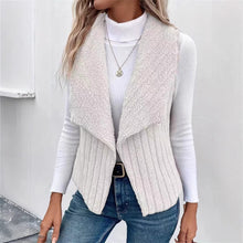Load image into Gallery viewer, Open Front Fuzzy Vest Coat