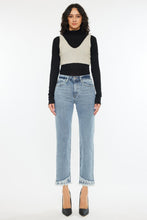 Load image into Gallery viewer, Kancan Raw Hem High Rise Straight Jeans