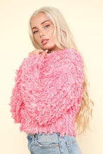 Load image into Gallery viewer, VERY J Shaggy Yarn Knit Zip Up Jacket