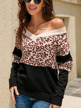 Load image into Gallery viewer, Leopard Long Sleeve Sweater
