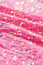 Load image into Gallery viewer, Sequin Half Button Long Sleeve Sweatshirt