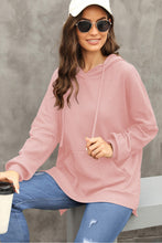 Load image into Gallery viewer, Waffle-Knit Long Sleeve Hoodie