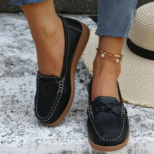 Load image into Gallery viewer, Weave Wedge Heeled Loafers