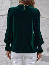 Load image into Gallery viewer, Lovelet Round Neck Flounce Sleeve Top
