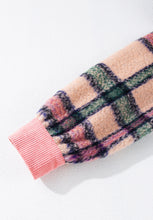 Load image into Gallery viewer, Fuzzy Plaid Corduroy Patchwork Shacket