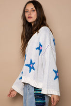 Load image into Gallery viewer, POL Long Sleeve Star Patch Sweater