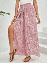 Load image into Gallery viewer, Tied Printed Wide Leg Pants