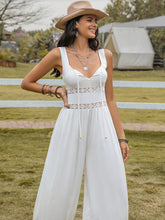 Load image into Gallery viewer, Backless Wide Strap Wide Leg Jumpsuit