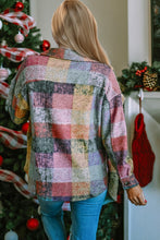 Load image into Gallery viewer, Double Take Full Size Button Up Plaid Shacket with Pockets