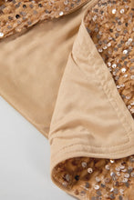 Load image into Gallery viewer, Sequin Open Front Long Sleeve Jacket