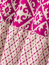 Load image into Gallery viewer, Geometric Elastic Waist Maxi Skirt