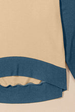 Load image into Gallery viewer, Contrast Round Neck Long Sleeve Sweatshirt
