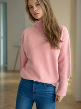 Load image into Gallery viewer, Turtleneck Raglan Sleeve Sweater