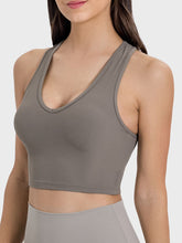 Load image into Gallery viewer, Scoop Neck Wide Strap Active Tank