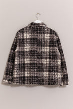 Load image into Gallery viewer, HYFVE Plaid Button Up Boucle Jacket