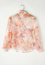 Load image into Gallery viewer, Printed Collared Neck Long Sleeve Shirt