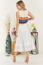 Load image into Gallery viewer, ADORA Elastic Waist Lace Midi Skirt