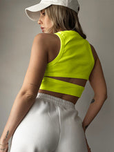 Load image into Gallery viewer, Cutout Round Neck Tank