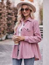 Load image into Gallery viewer, Mandy Collared Neck Long Sleeve Shirt