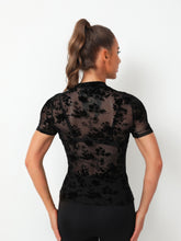 Load image into Gallery viewer, Mock Neck Short Sleeve Top