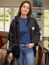Load image into Gallery viewer, Full Size Turtleneck Zip Up Long Sleeve Sherpa Jacket