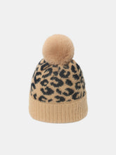Load image into Gallery viewer, Leopard Hat with Pompom