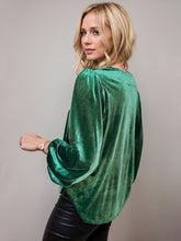 Load image into Gallery viewer, V-Neck Three-Quarter Sleeve Blouse