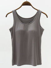 Load image into Gallery viewer, Full Size Wide Strap Modal Tank with Bra