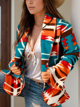 Load image into Gallery viewer, Collared Neck Long Sleeve Jacket