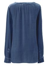 Load image into Gallery viewer, Notched Button Down Long Sleeve Shirt