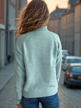 Load image into Gallery viewer, Solid Color Turtleneck Long Sleeve Sweater