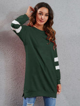 Load image into Gallery viewer, Full Size Striped Round Neck Long Sleeve T-Shirt