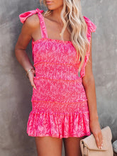 Load image into Gallery viewer, Smocked Wide Strap Mini Cami Dress