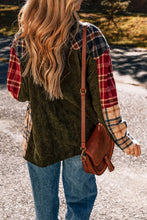 Load image into Gallery viewer, Plaid Button Up Long Sleeve Jacket
