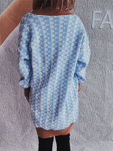 Load image into Gallery viewer, Contrast Trim Geometric Button Down Cardigan