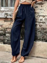 Load image into Gallery viewer, Elastic Waist Pants with Pockets