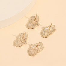 Load image into Gallery viewer, 2 Piece Rhinestone Alloy Butterfly Stud Earrings
