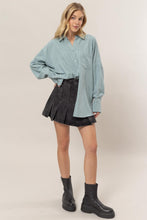 Load image into Gallery viewer, HYFVE Stripe Button Down Long Sleeve Oversized Shirt