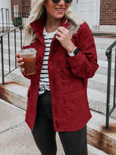 Load image into Gallery viewer, Pocketed Long Sleeve Zip Up Jacket