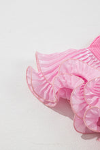Load image into Gallery viewer, Ruffled Round Neck Cap Sleeve Top
