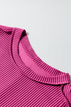 Load image into Gallery viewer, Color Block Round Neck Short Sleeve T-Shirt