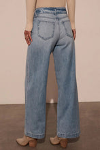 Load image into Gallery viewer, Tied Wide Leg Jeans with Pockets