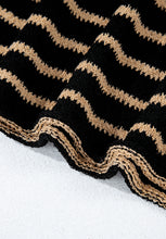 Load image into Gallery viewer, Stripe Drop Shoulder Round Neck Sweater