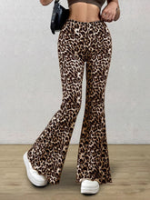 Load image into Gallery viewer, Leopard Flare Pants