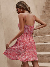 Load image into Gallery viewer, Floral V-Neck Mini Cami Dress