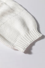 Load image into Gallery viewer, Cable Knit Round Neck Half Sleeve Sweater