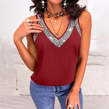 Load image into Gallery viewer, Full Size V-Neck Wide Strap Tank