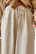 Load image into Gallery viewer, Pocketed Striped Wide Leg Pants